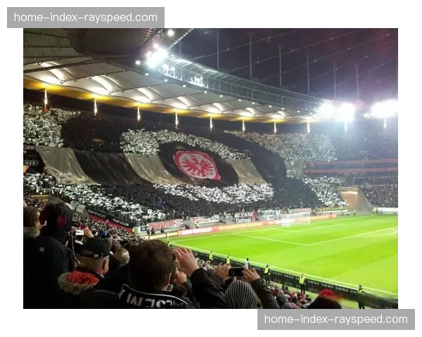 现场：法兰克福球迷用巨大TIFO展示经典反击瞬间，致敬球队传统